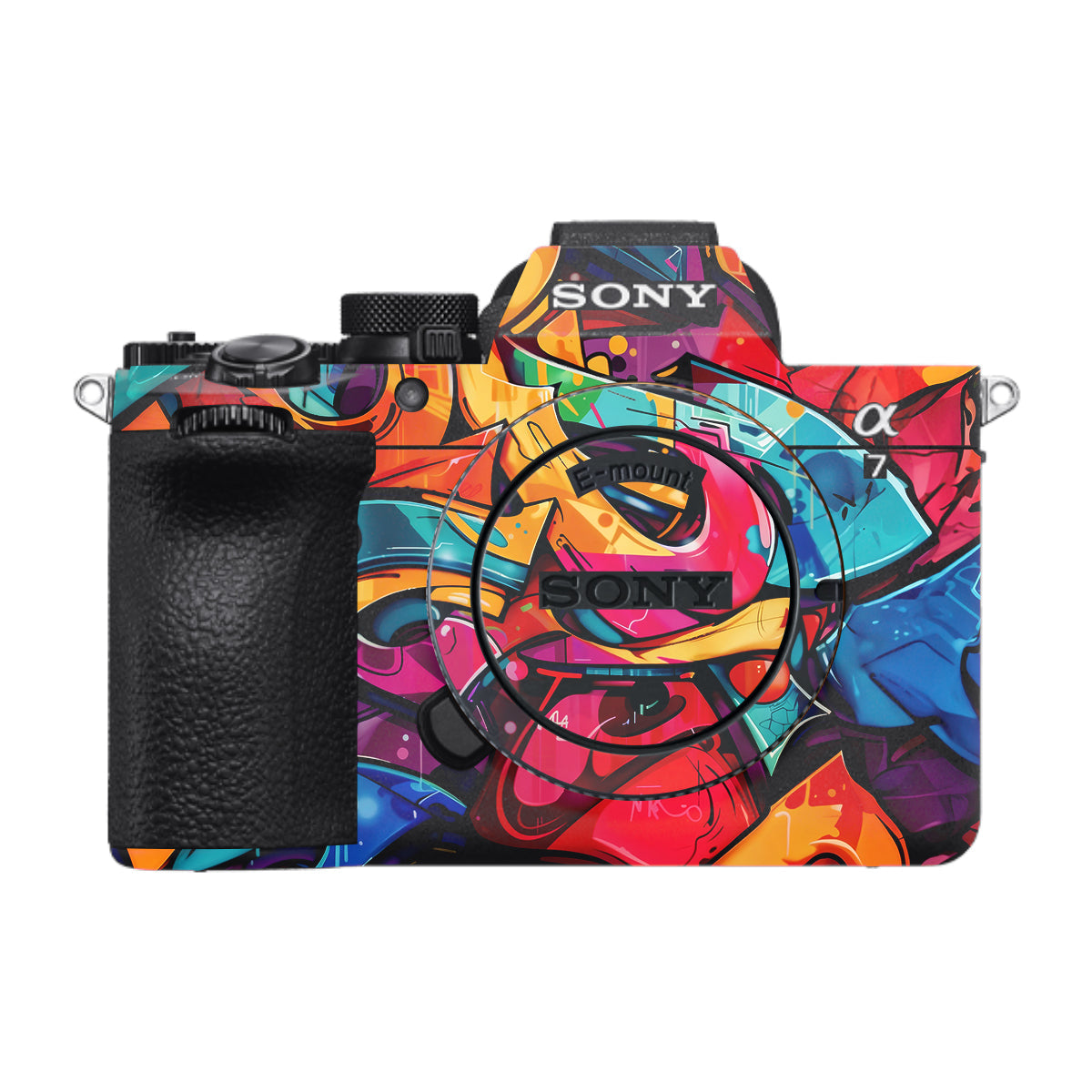 Urban Graffiti Explosion Sony A7 V Camera Skin