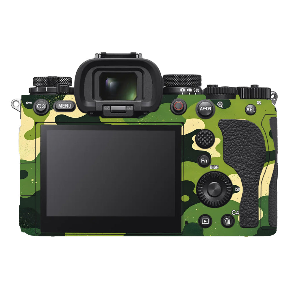 Camouflage Pattern Sony A9III Camera Skins