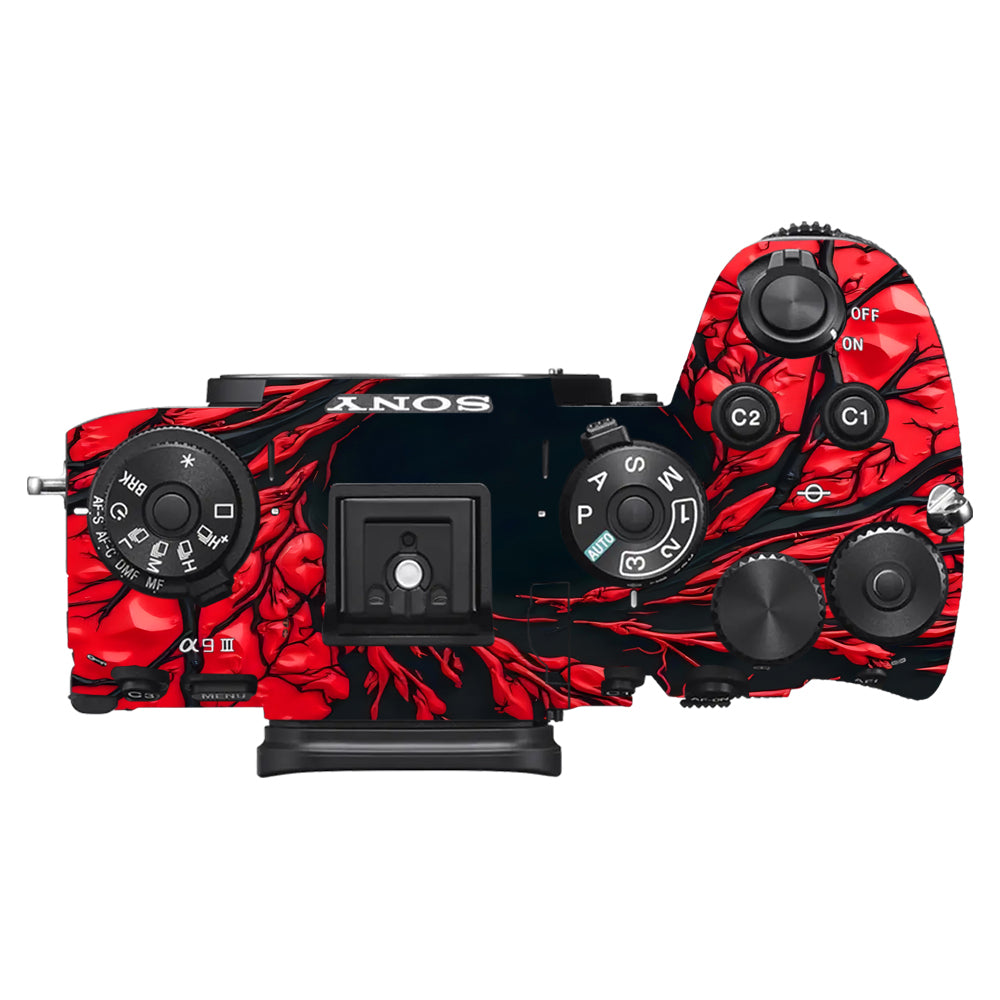 Venom Red Sony A9III Camera Skins