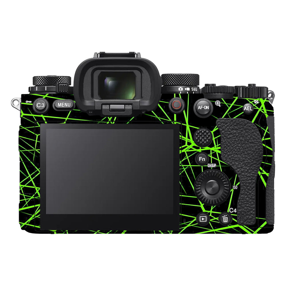 Neon Grid Sony A9III Camera Skins
