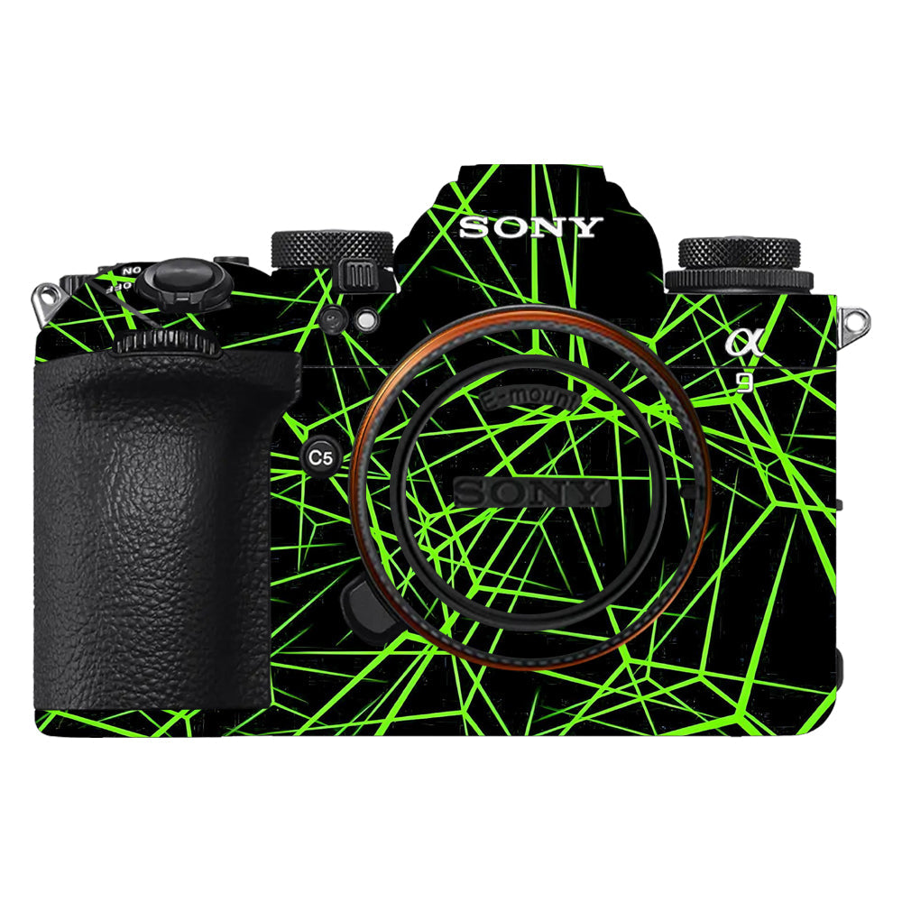 Neon Grid Sony A9III Camera Skins