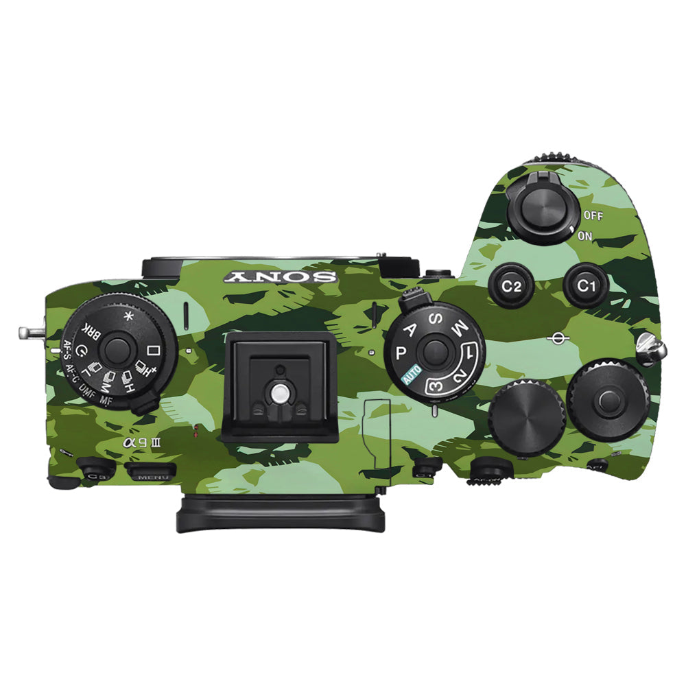 Tropic Camo Sony A9III Camera Skins