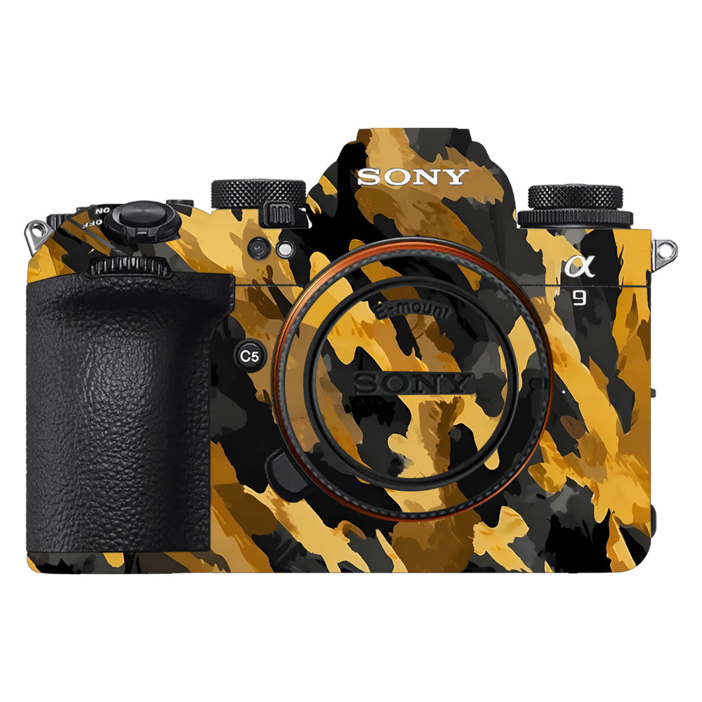 Camo Tiger Blend Sony A9III Camera Skins