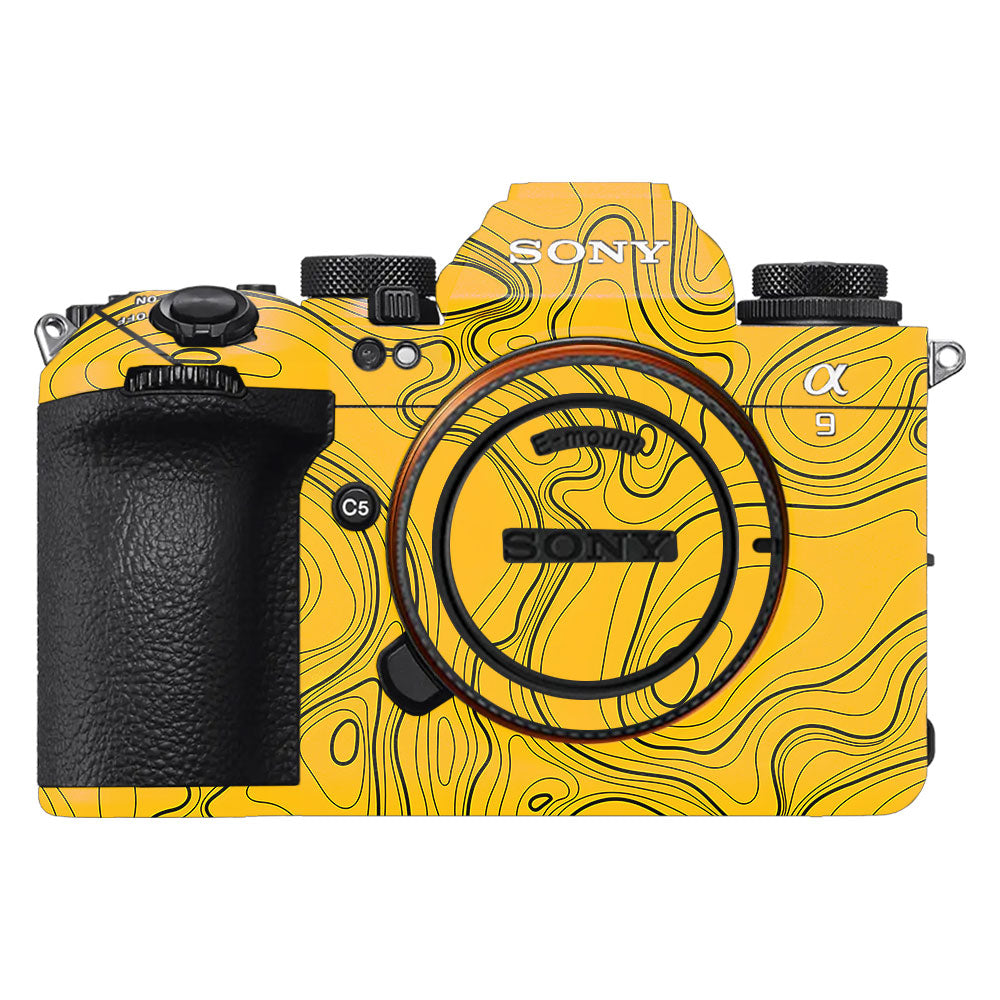 Topographic Map Pattern Sony A9III Camera Skin