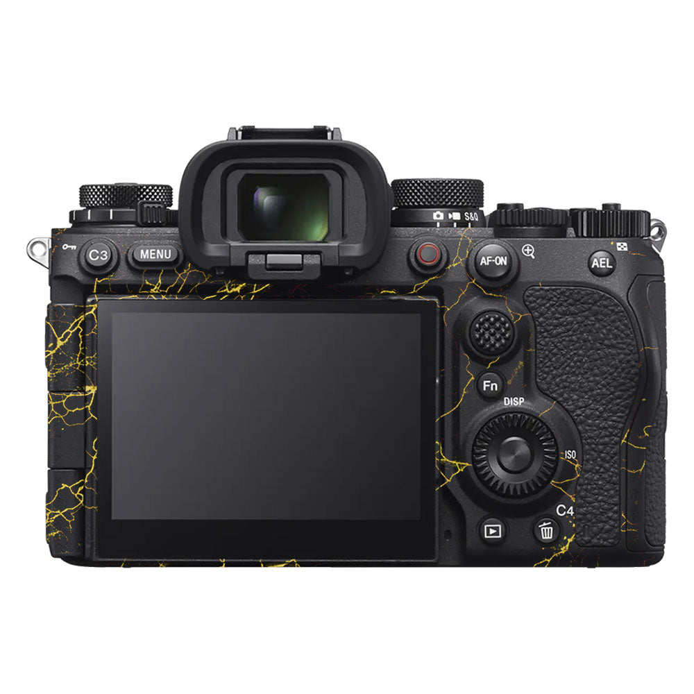 Electric Gold Veins Sony A9III Camera Skin
