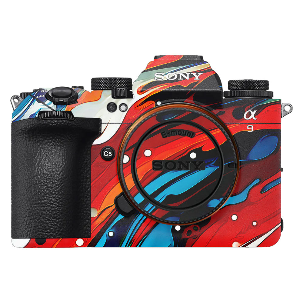 Fire & Ice Flow Sony A9III Camera Skin
