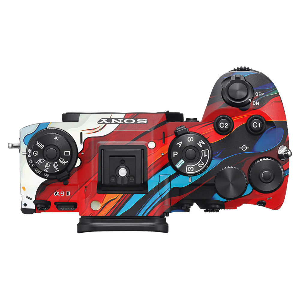 Fire & Ice Flow Sony A9III Camera Skin