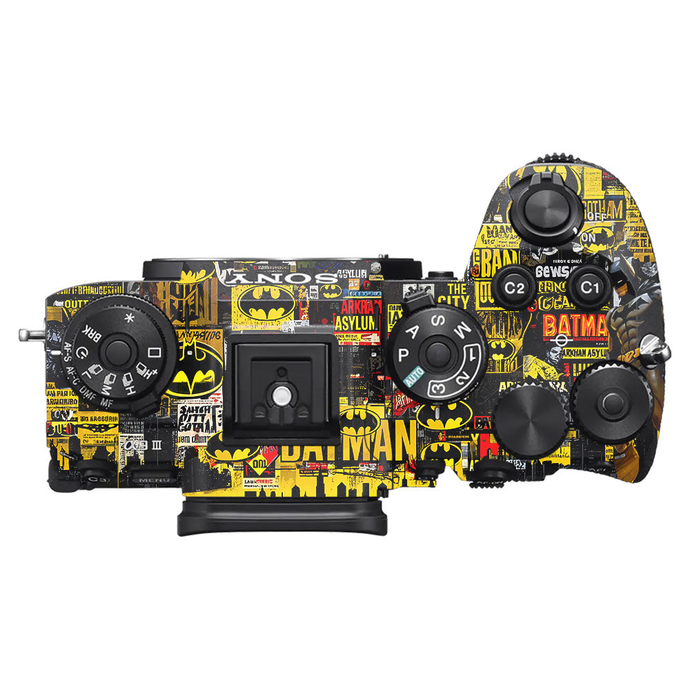 Batman Collage Sony A9III Camera Skin