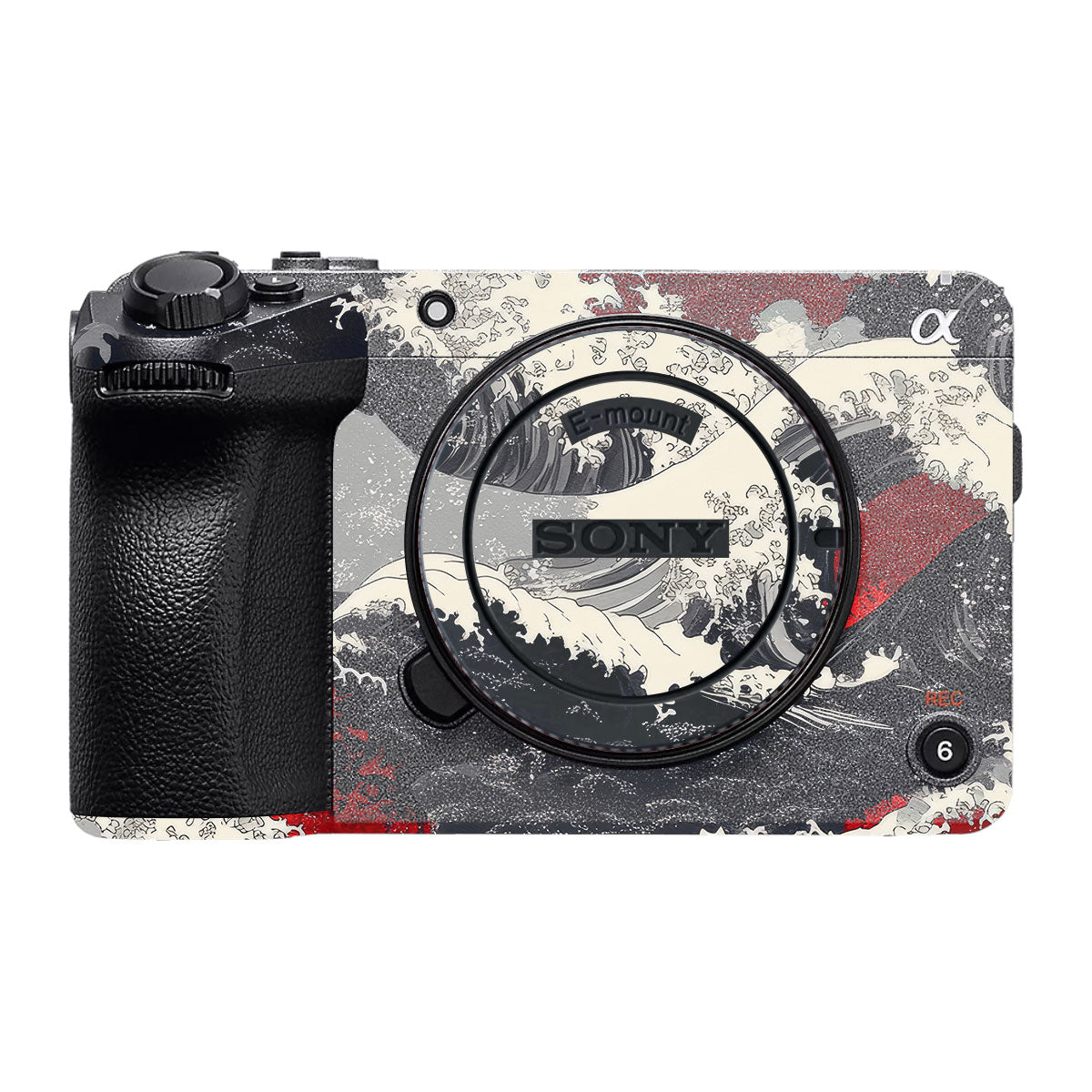 Abstract Waves Sony FX30 Camera Skin