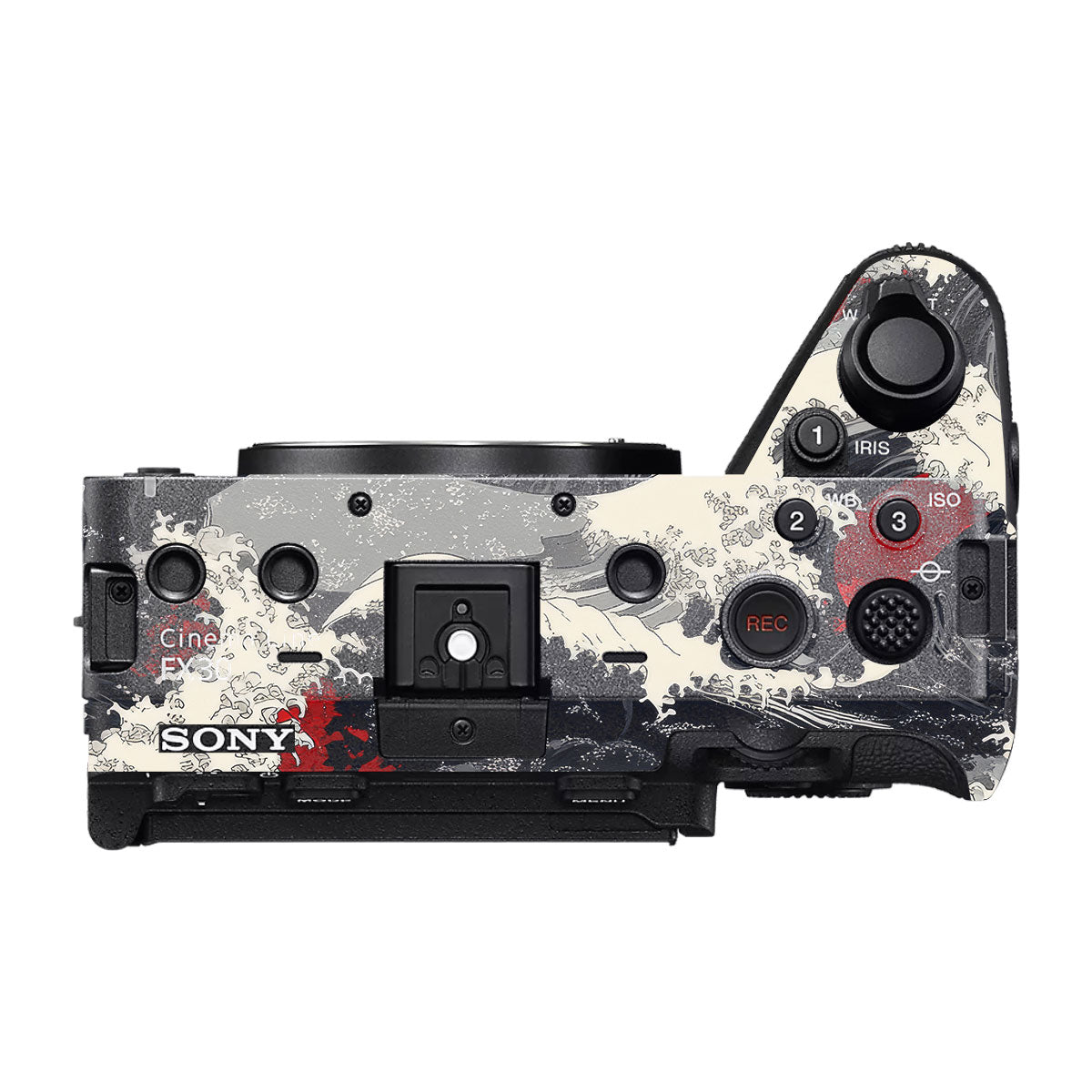 Abstract Waves Sony FX30 Camera Skin