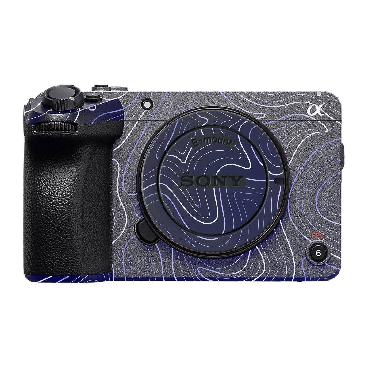 Deep Blue Contour Sony FX30 Camera Skin