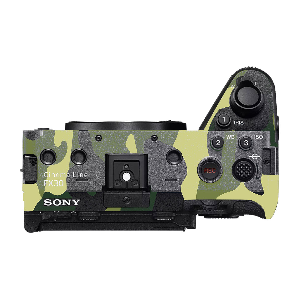 Forest Green Camo Sony FX30 Camera Skin