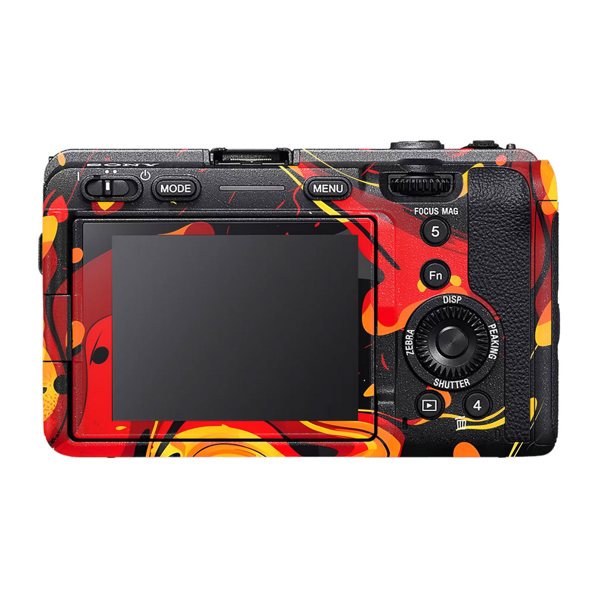 Lava Burst Sony FX30 Camera Skin