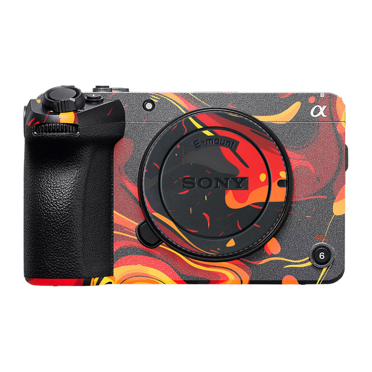 Lava Burst Sony FX30 Camera Skin