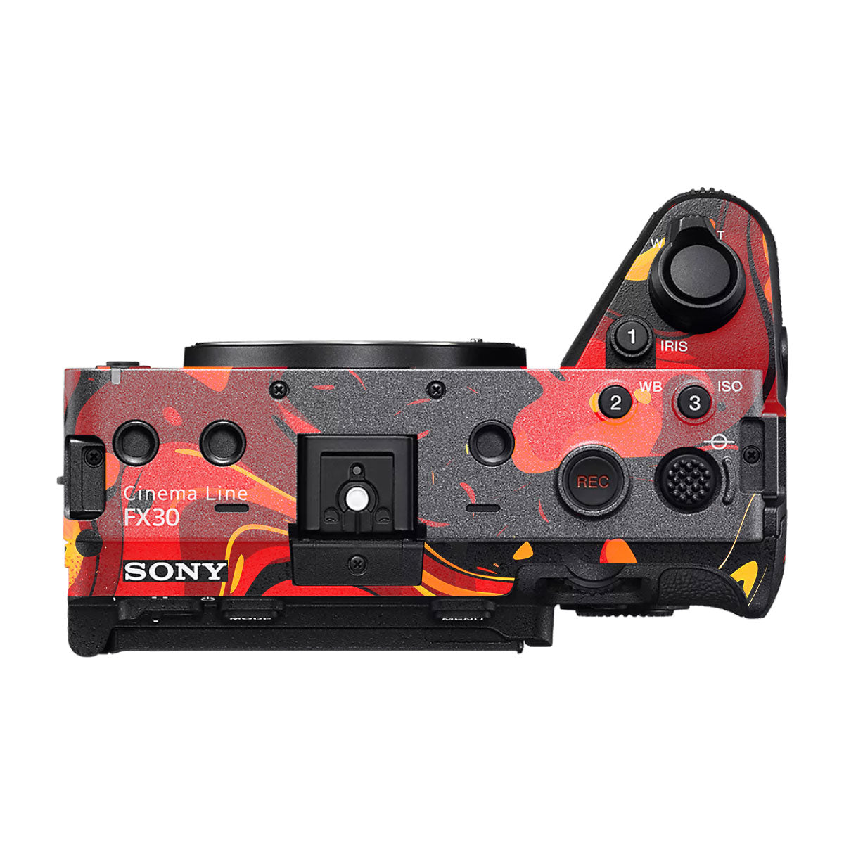 Lava Burst Sony FX30 Camera Skin