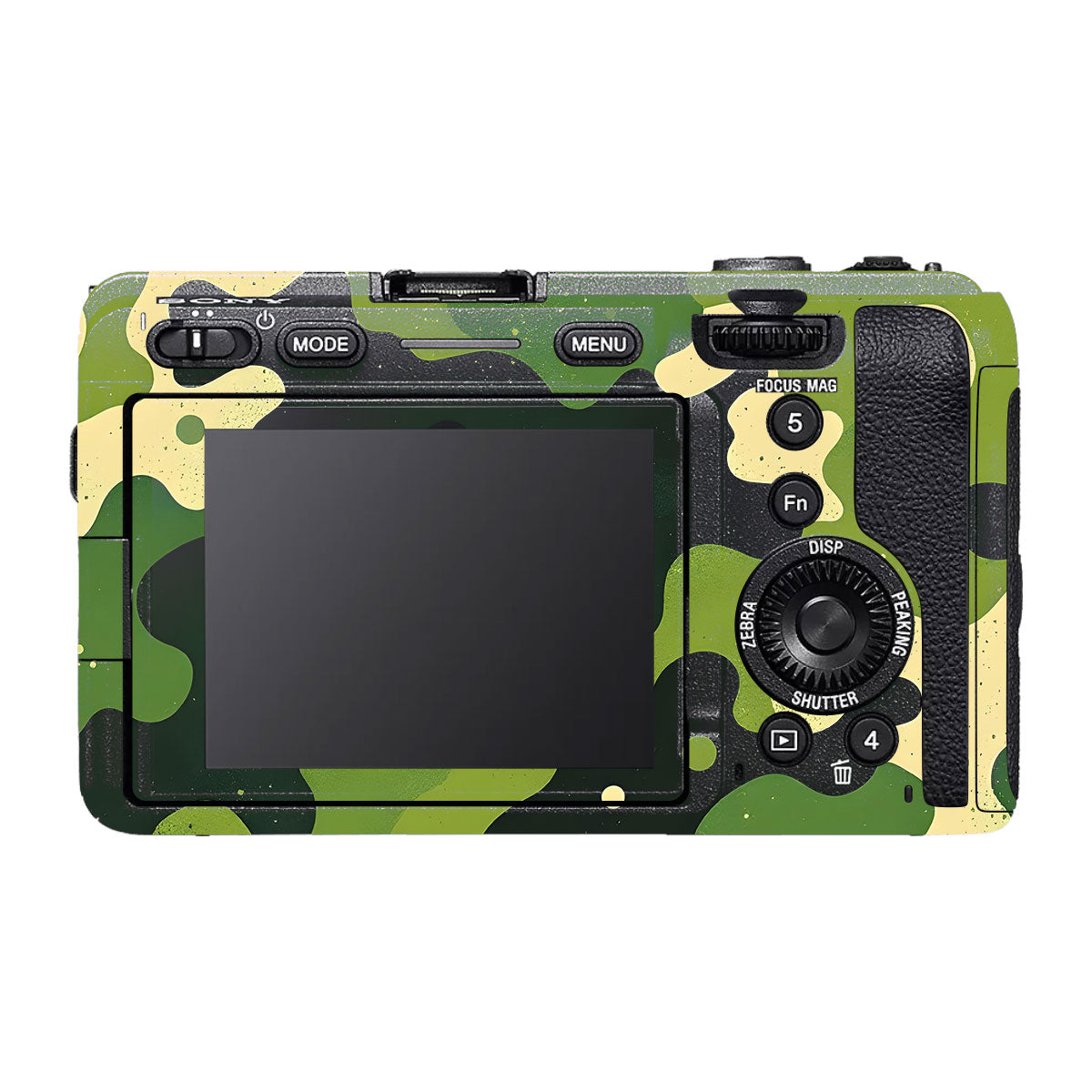 Camouflage Pattern Sony FX30 Camera Skin