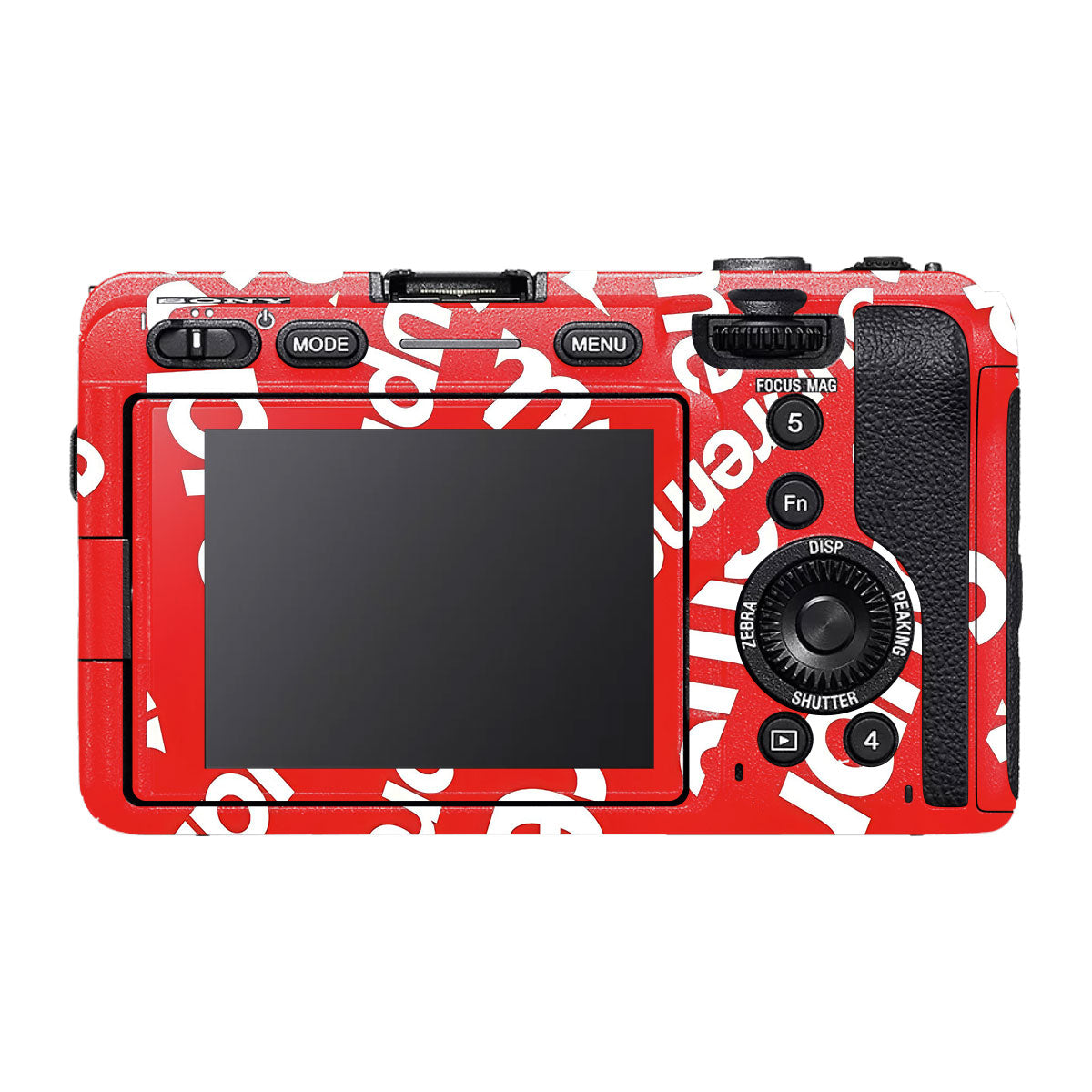 Supreme Red Sony FX30 Camera Skin