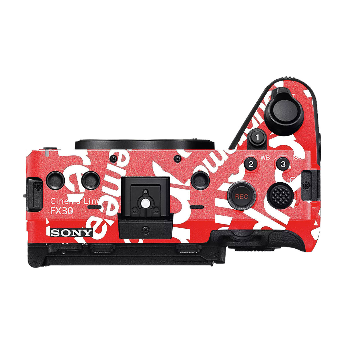 Supreme Red Sony FX30 Camera Skin