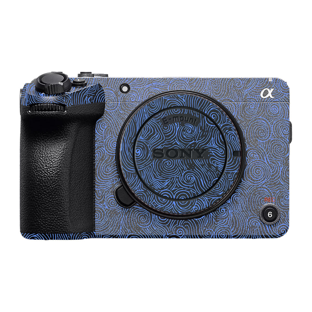 Blue Spirals Sony FX30 Camera Skin
