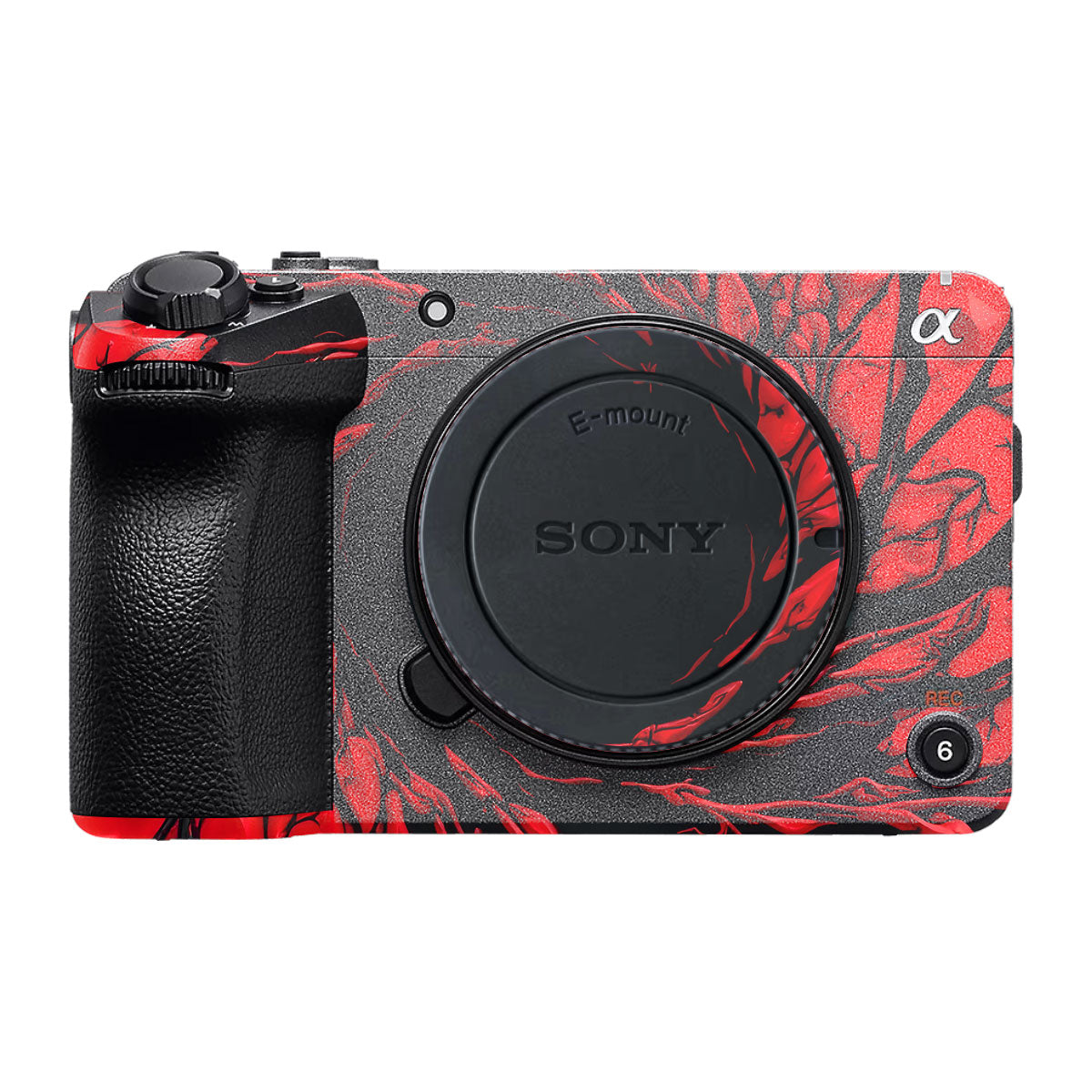 Venom Red Sony FX30 Camera Skin