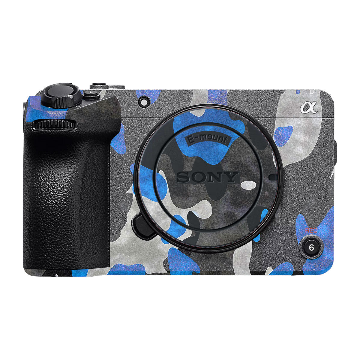 Blue Grey Camo Sony FX30 Camera Skin