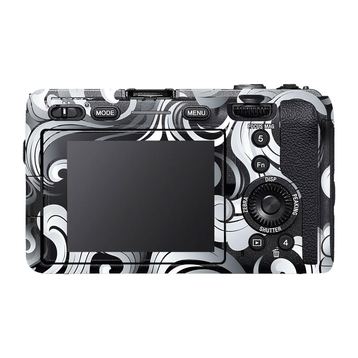 Smoke Swirl Sony FX30 Camera Skin