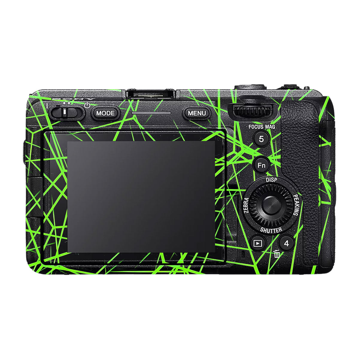 Neon Grid Sony FX30 Camera Skin