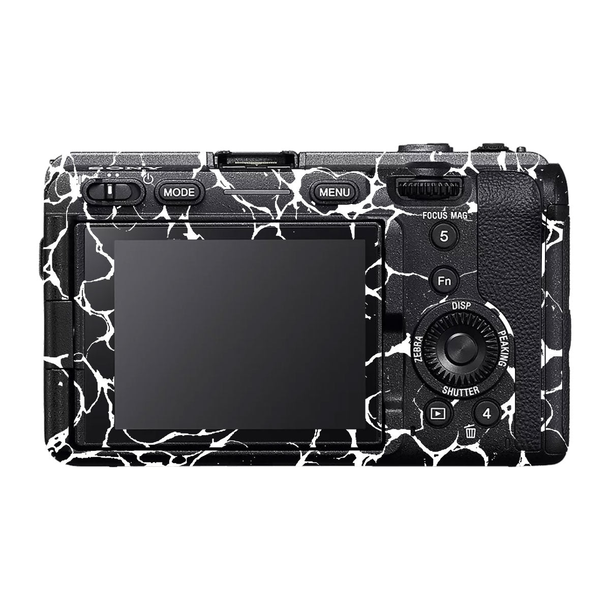 White Web Sony FX30 Camera Skin