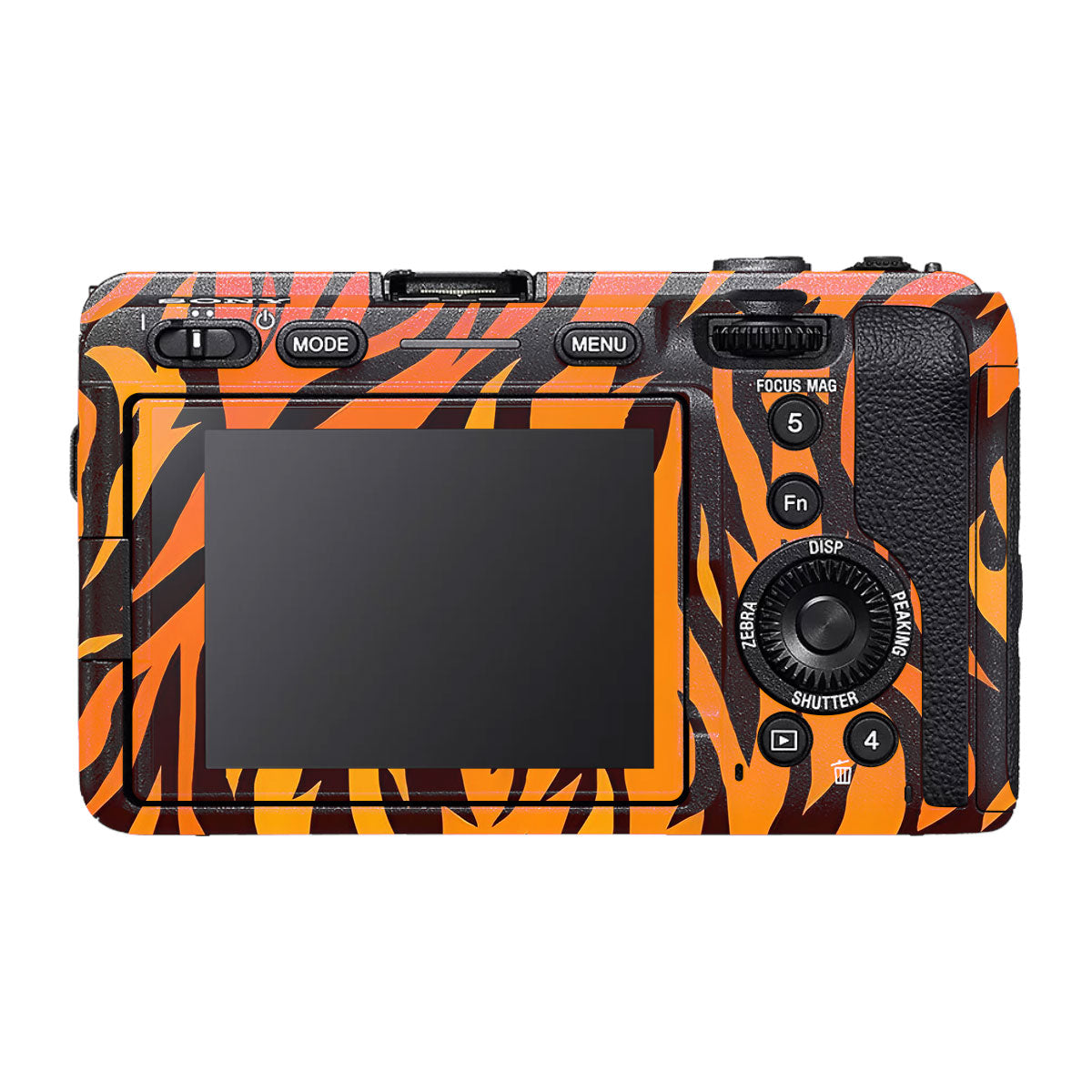 Wild Tiger Stripes Sony FX30 Camera Skin