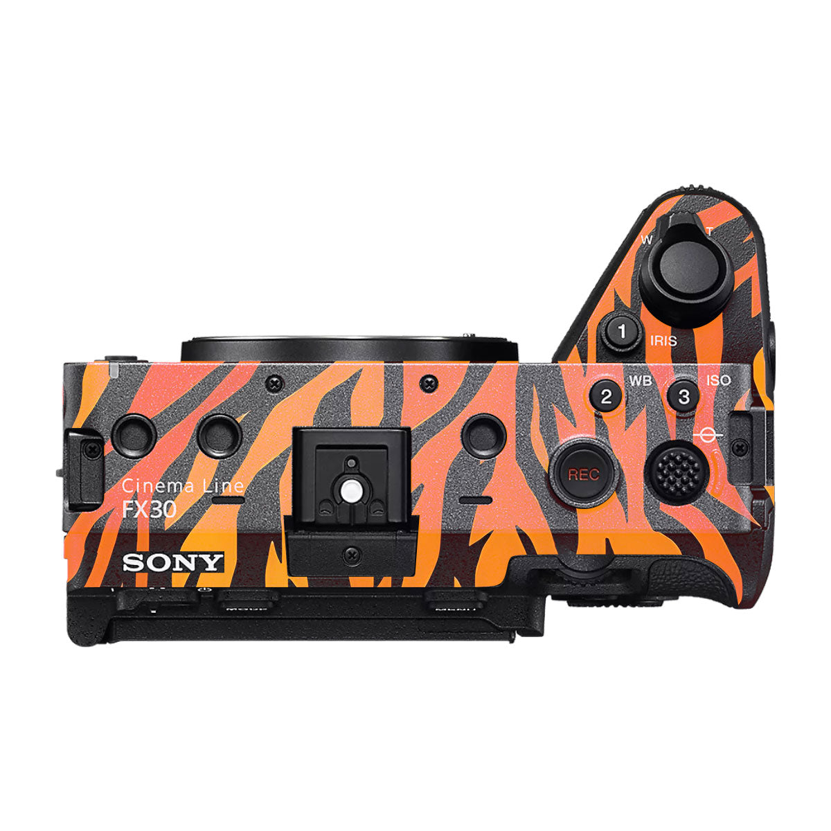 Wild Tiger Stripes Sony FX30 Camera Skin
