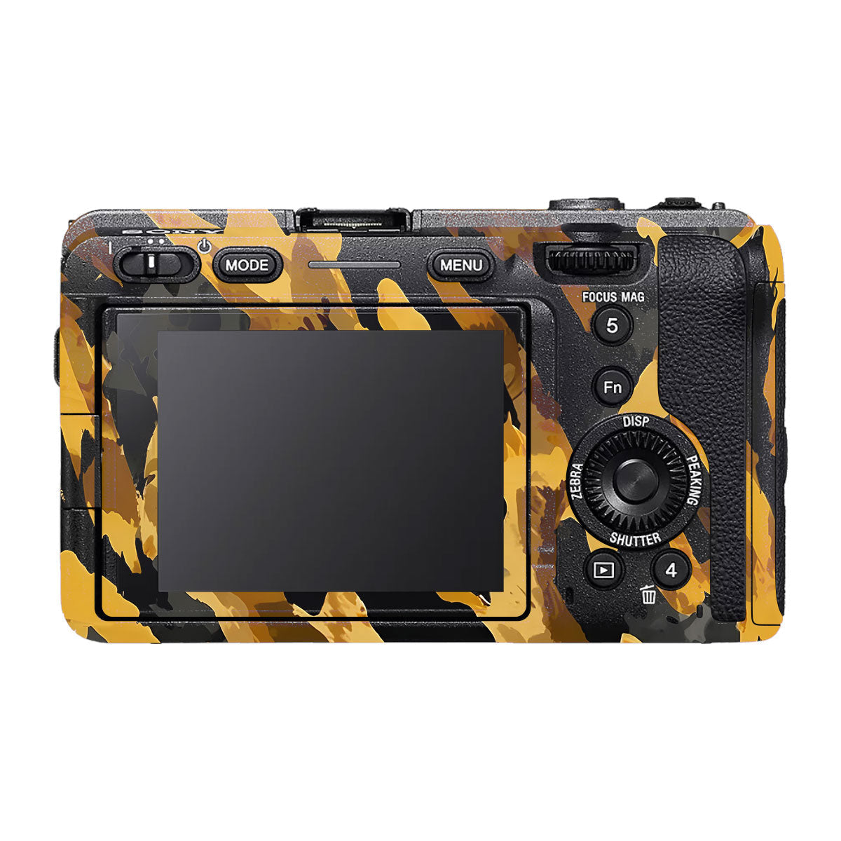 Camo Tiger Blend Sony FX30 Camera Skin