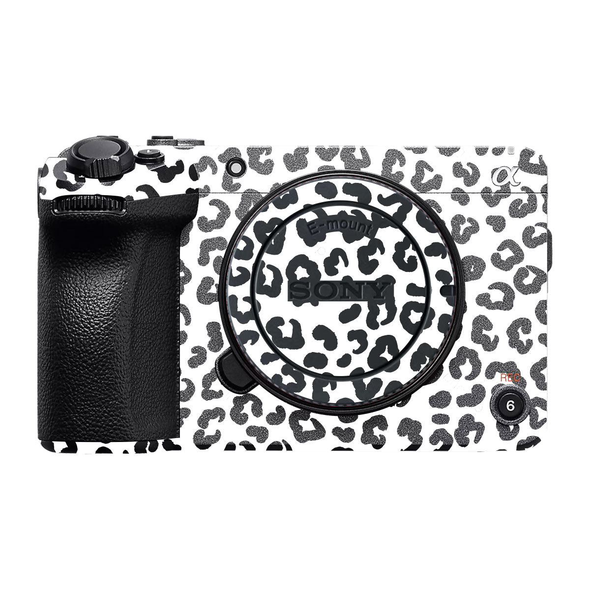 White Leopard Sony FX30 Camera Skin