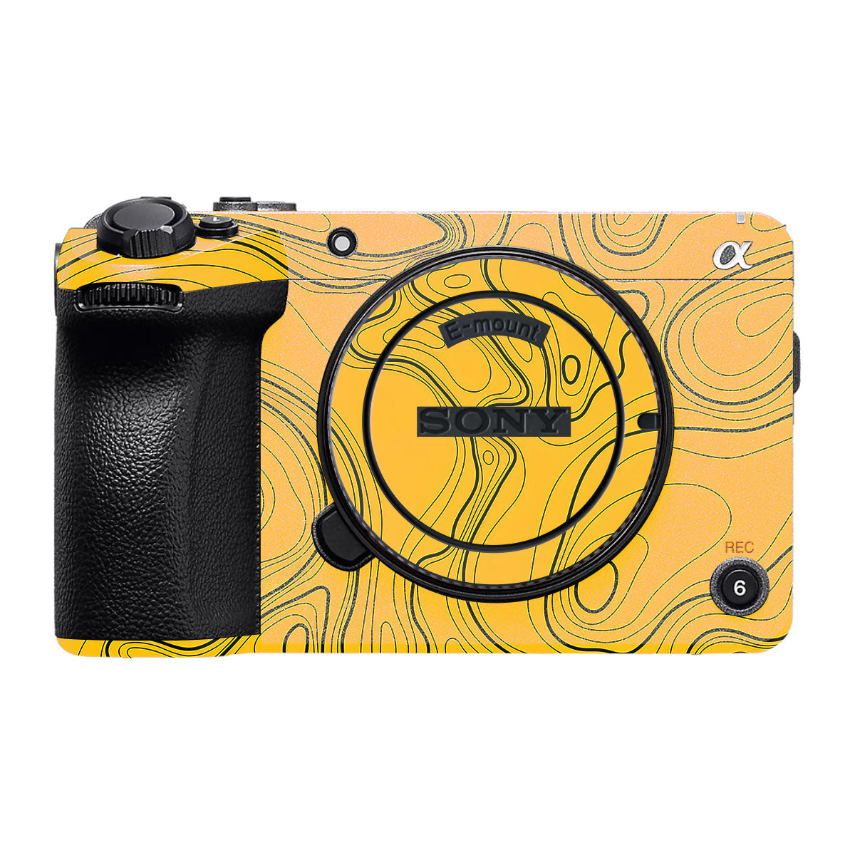 Topographic Map Pattern Sony FX30 Camera Skin