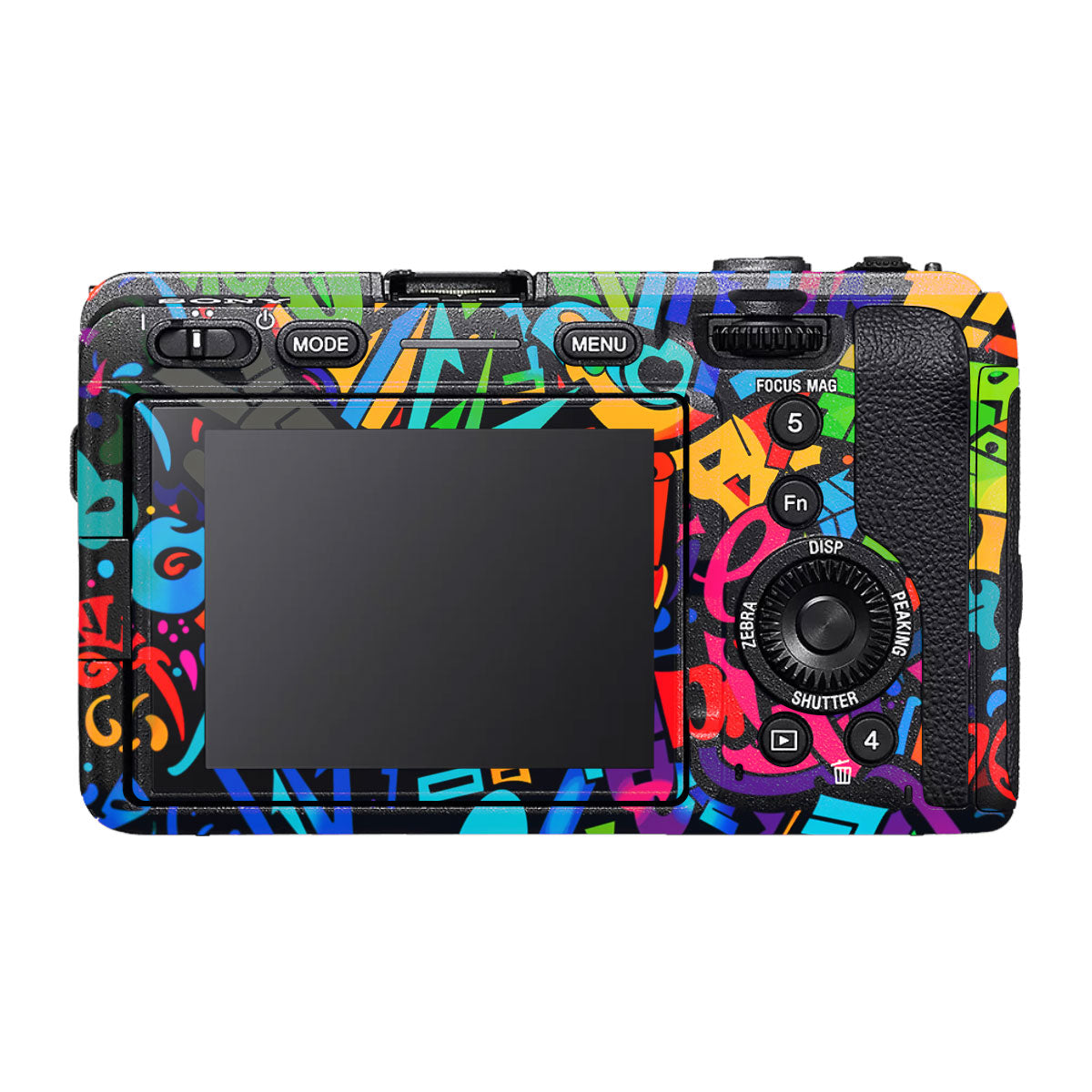 Colorful Urban Street Art Lettering Sony FX30 Camera Skin