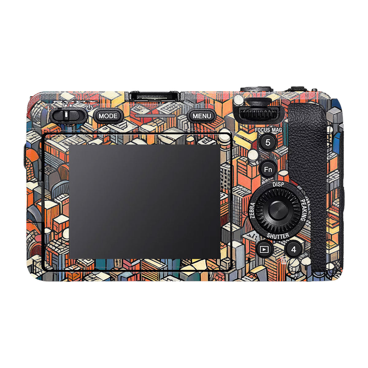 Isometric Cityscape Sony FX30 Camera Skin