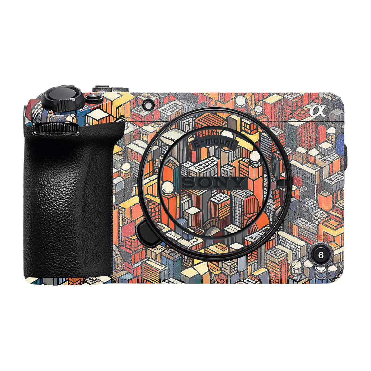 Isometric Cityscape Sony FX30 Camera Skin