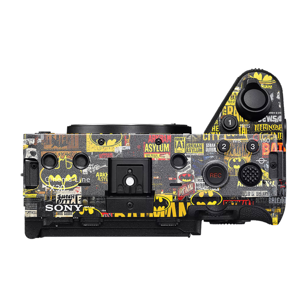 Batman Collage Sony FX30 Camera Skin