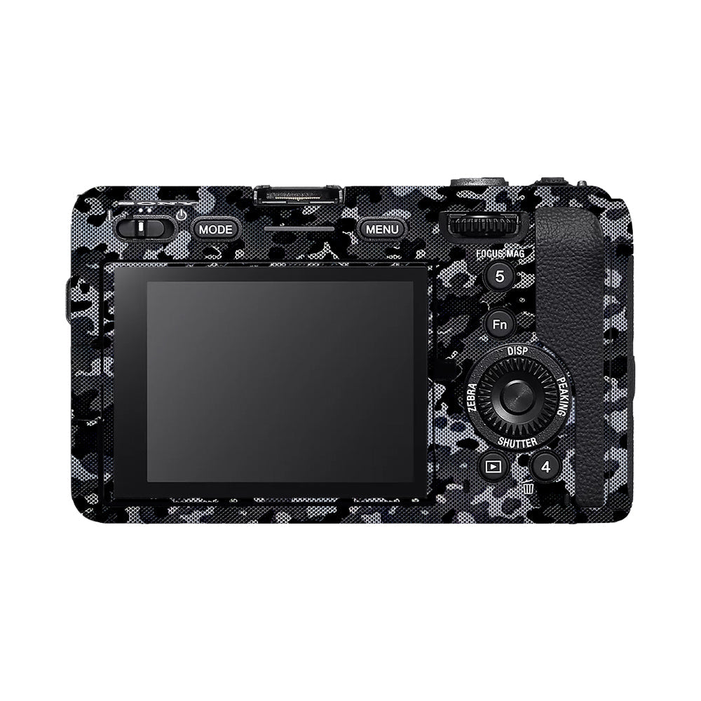 Stealth Grey Camo Sony FX3 Camera Skins