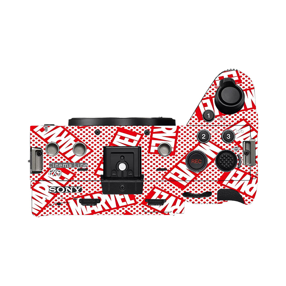 Marvel Comics Sony FX3 Camera Skins