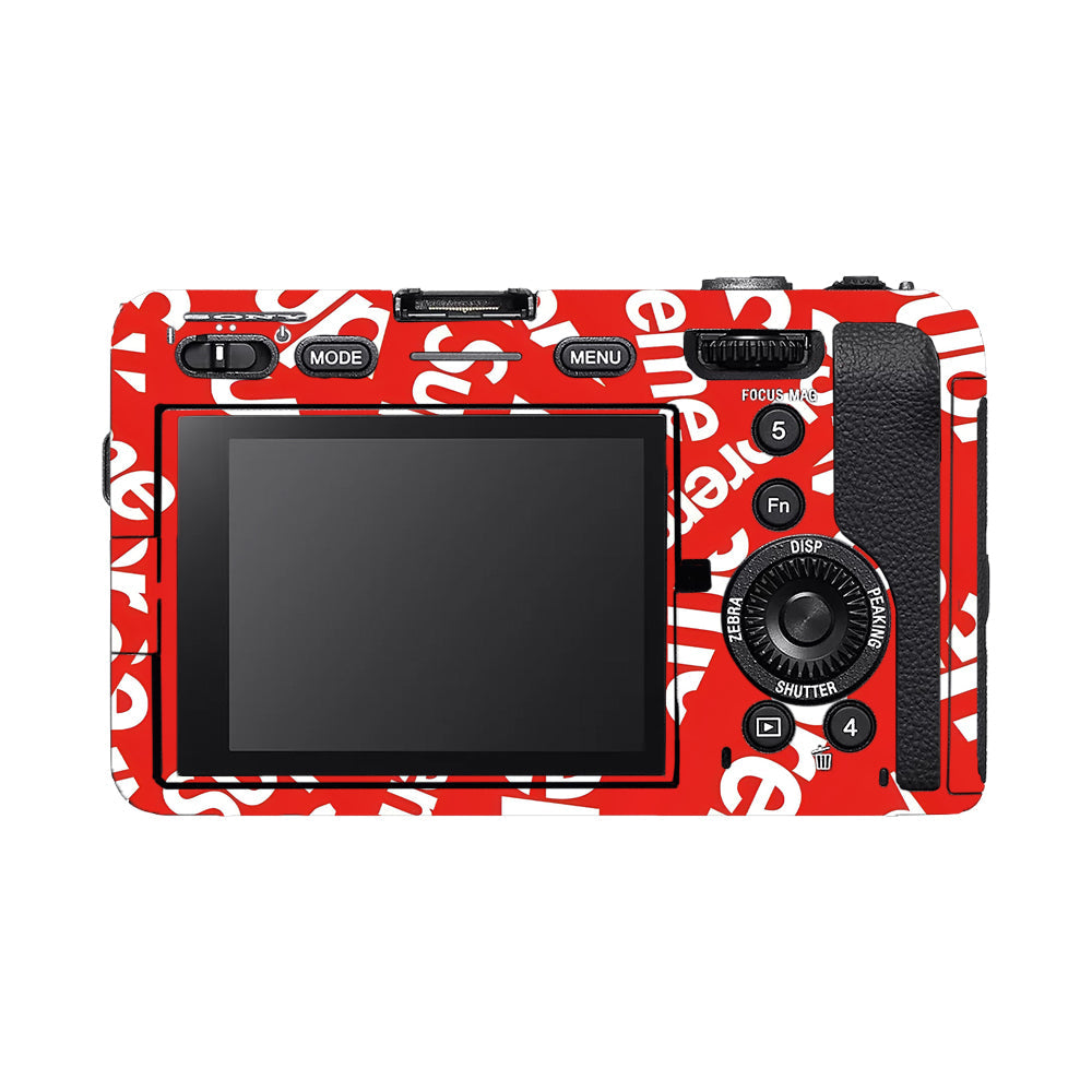 Supreme Red Sony FX3 Camera Skins