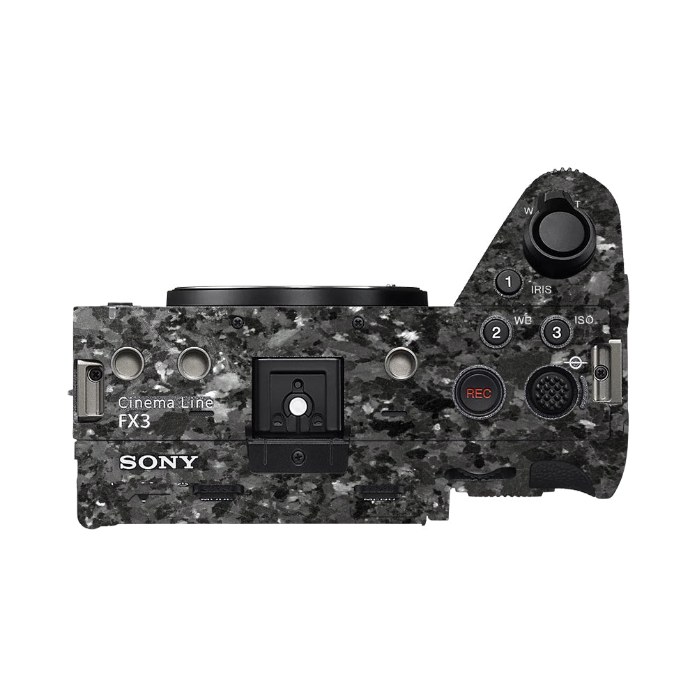Black Granite Sony FX3 Camera Skins