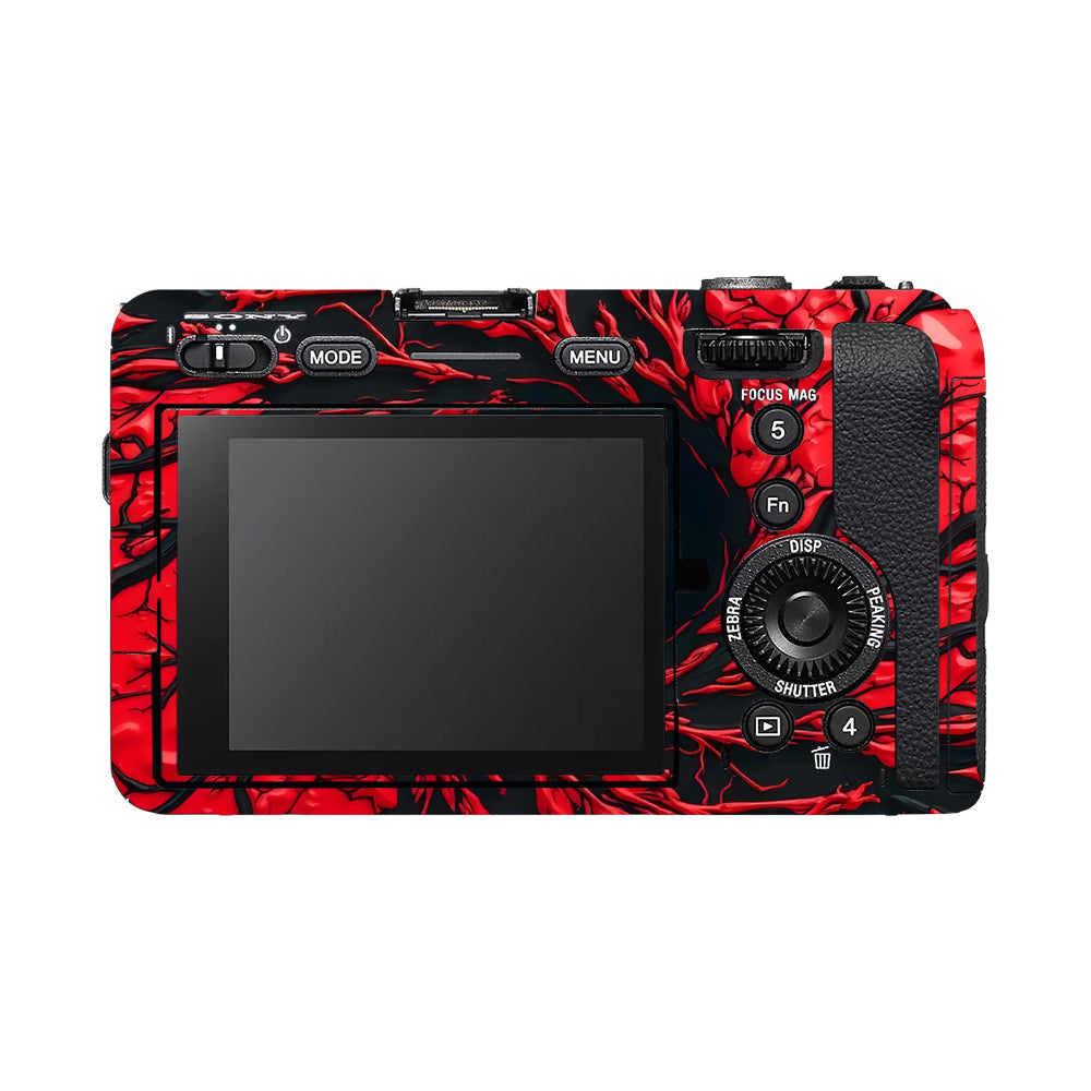Venom Red Sony FX3 Camera Skins