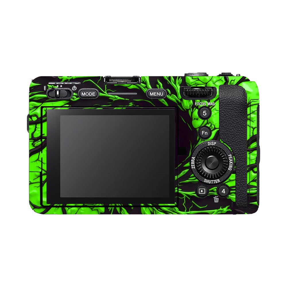 Venom Green Sony FX3 Camera Skins