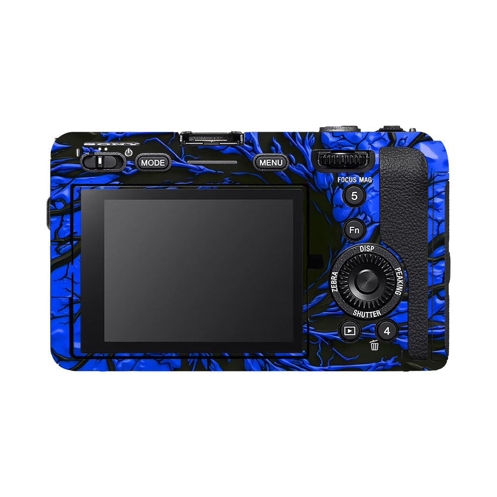 Venom Blue Sony FX3 Camera Skins