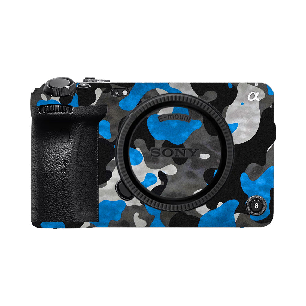 Blue Grey Camo Sony FX3 Camera Skins