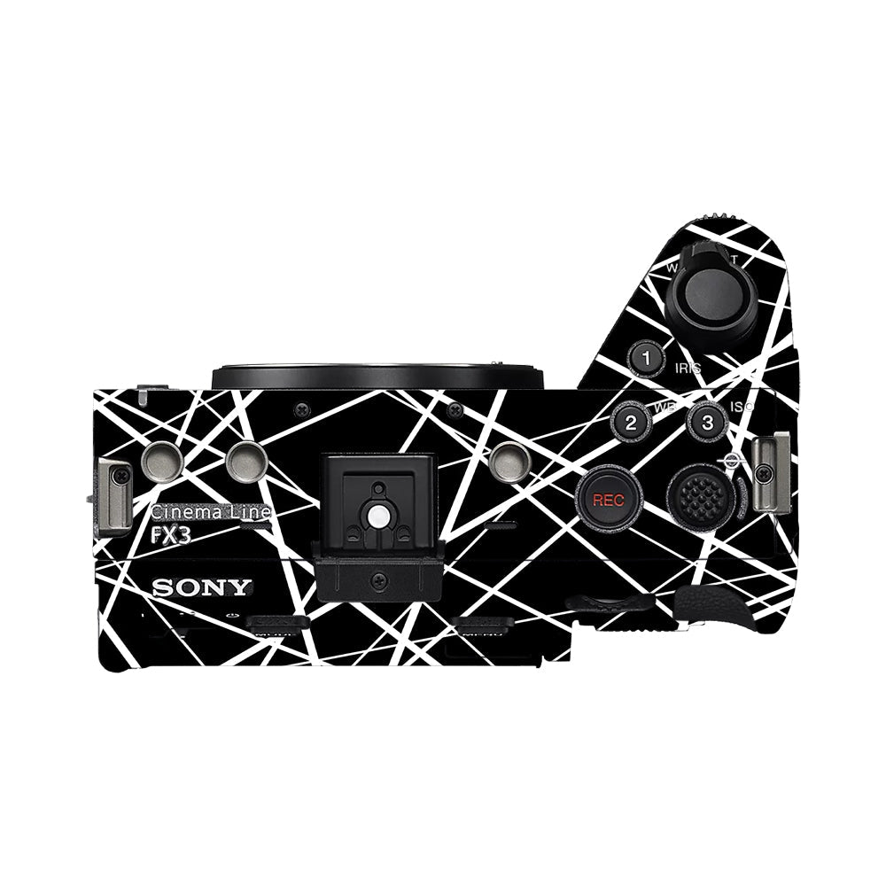 Mono Grid Sony FX3 Camera Skins