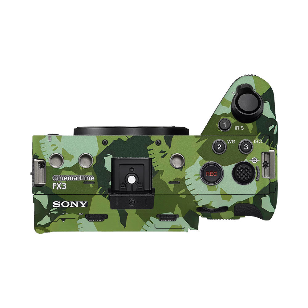 Tropic Camo Sony FX3 Camera Skins