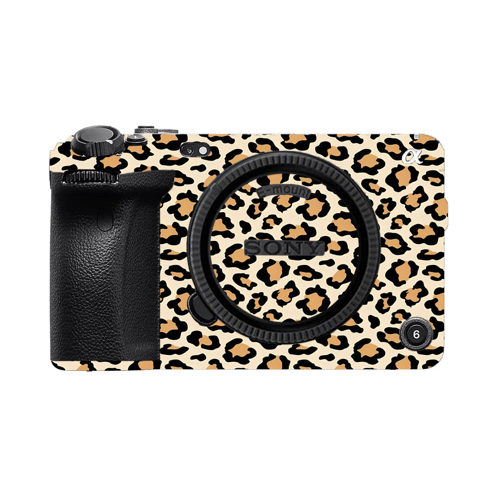 Sandy Leopard Spots Sony FX3 Camera Skins