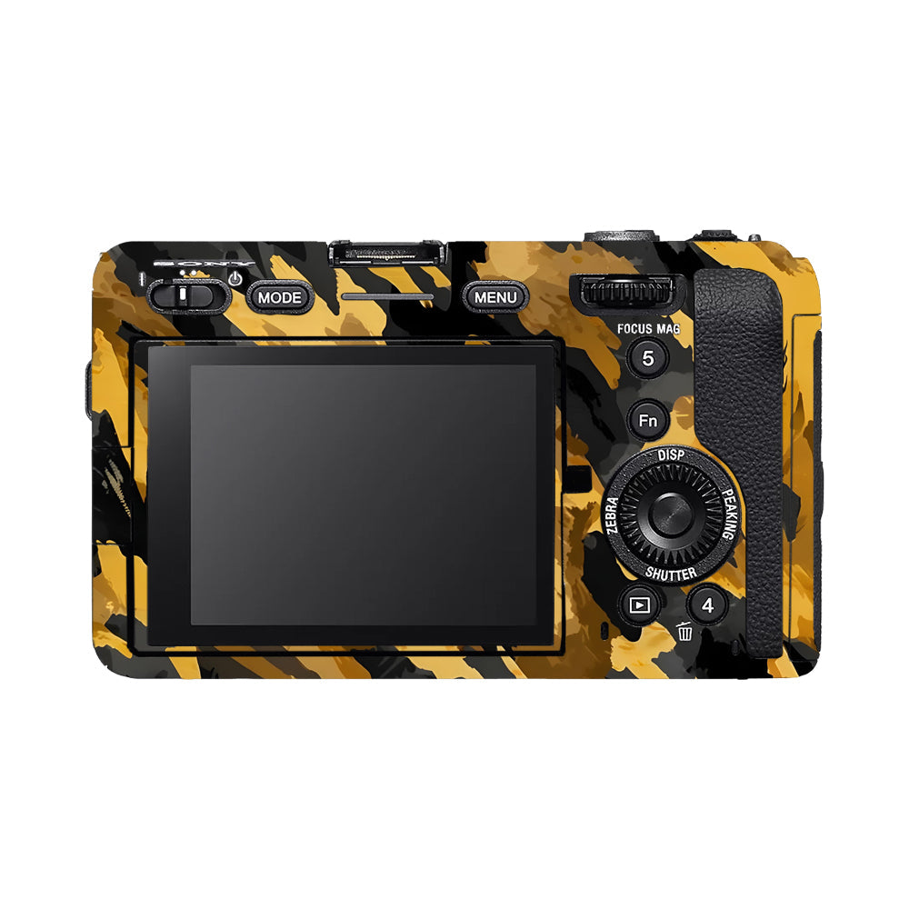 Camo Tiger Blend Sony FX3 Camera Skins