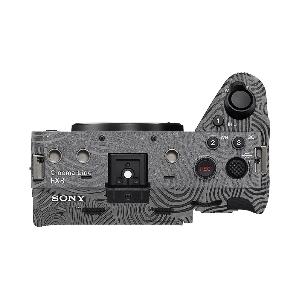 Monochrome Line Maze Sony FX3 Camera Skin